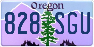 OR license plate 828SGU