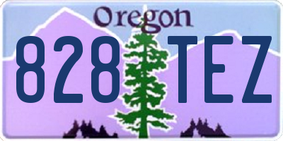 OR license plate 828TEZ