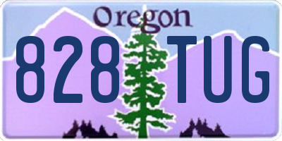 OR license plate 828TUG