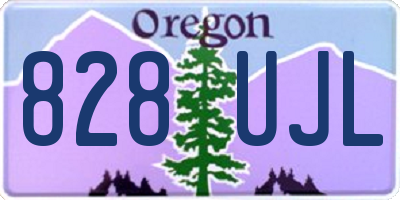 OR license plate 828UJL