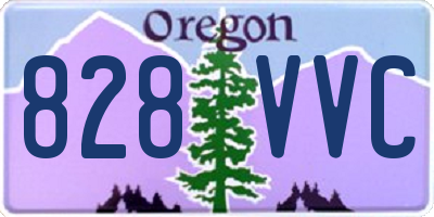 OR license plate 828VVC