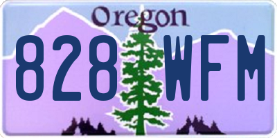 OR license plate 828WFM