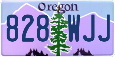 OR license plate 828WJJ