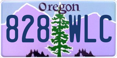 OR license plate 828WLC