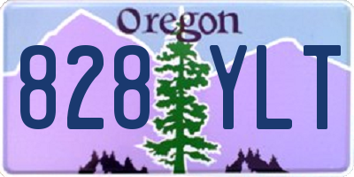 OR license plate 828YLT