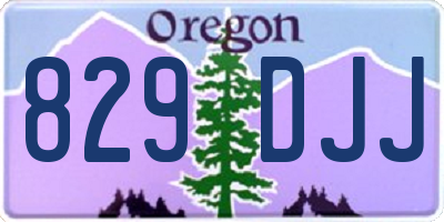OR license plate 829DJJ