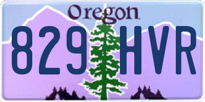 OR license plate 829HVR