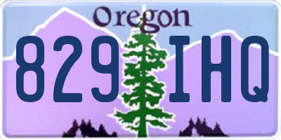 OR license plate 829IHQ