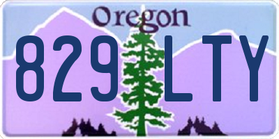 OR license plate 829LTY