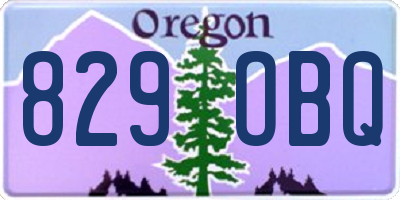 OR license plate 829OBQ