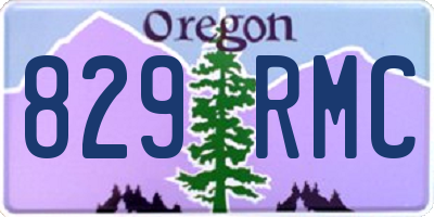 OR license plate 829RMC
