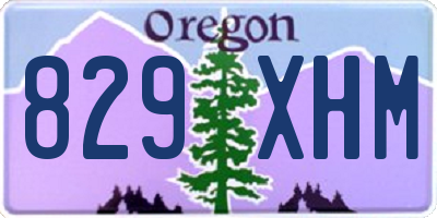 OR license plate 829XHM