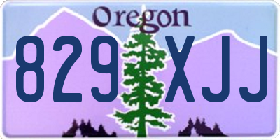 OR license plate 829XJJ