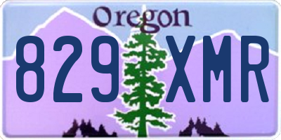 OR license plate 829XMR