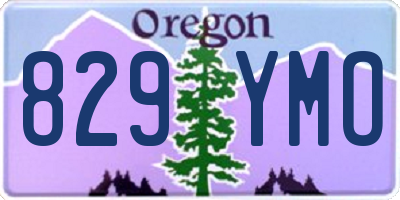 OR license plate 829YMO