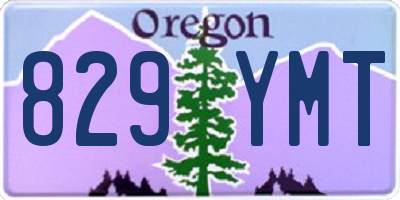 OR license plate 829YMT