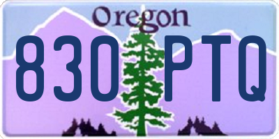 OR license plate 830PTQ