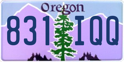 OR license plate 831IQQ