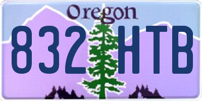 OR license plate 832HTB