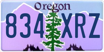 OR license plate 834XRZ