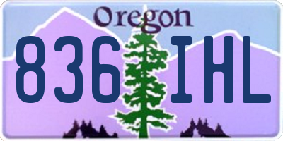 OR license plate 836IHL
