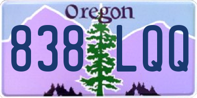 OR license plate 838LQQ
