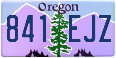 OR license plate 841EJZ