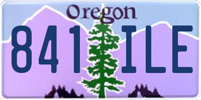 OR license plate 841ILE
