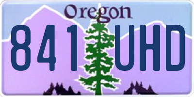OR license plate 841UHD