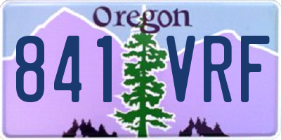 OR license plate 841VRF