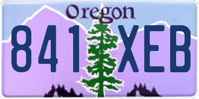 OR license plate 841XEB