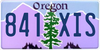 OR license plate 841XIS