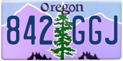 OR license plate 842GGJ