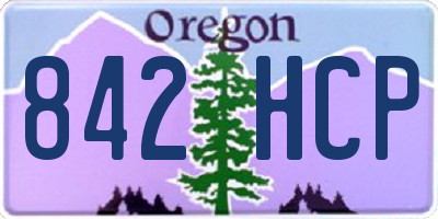OR license plate 842HCP