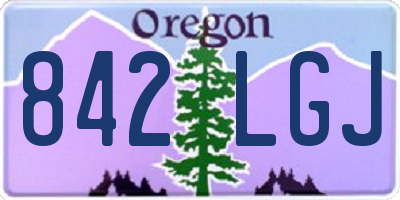 OR license plate 842LGJ