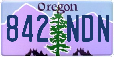 OR license plate 842NDN