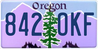 OR license plate 842OKF