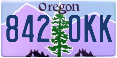 OR license plate 842OKK