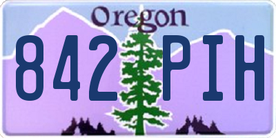 OR license plate 842PIH