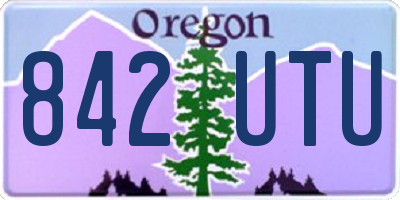 OR license plate 842UTU