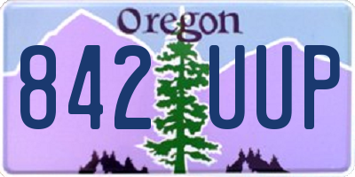 OR license plate 842UUP