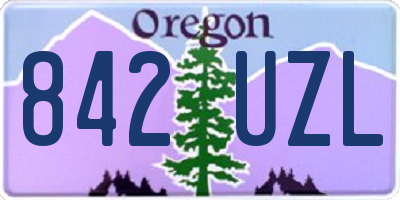 OR license plate 842UZL