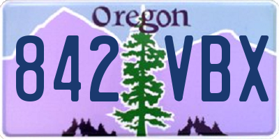 OR license plate 842VBX