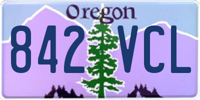 OR license plate 842VCL