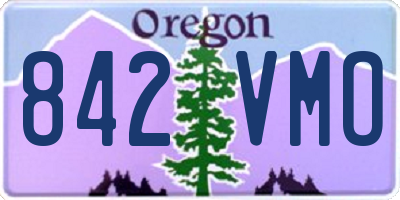 OR license plate 842VMO