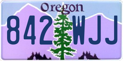 OR license plate 842WJJ