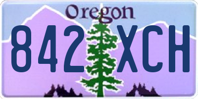 OR license plate 842XCH