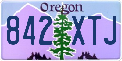 OR license plate 842XTJ