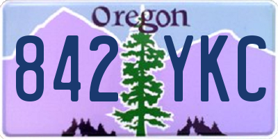 OR license plate 842YKC