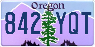 OR license plate 842YQT